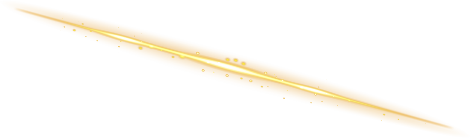 Gold Lens Flare Line